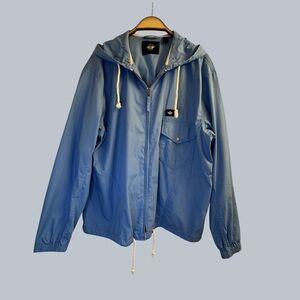 Dockers Men’s Blue Lightweight Hooded Jacket Size L